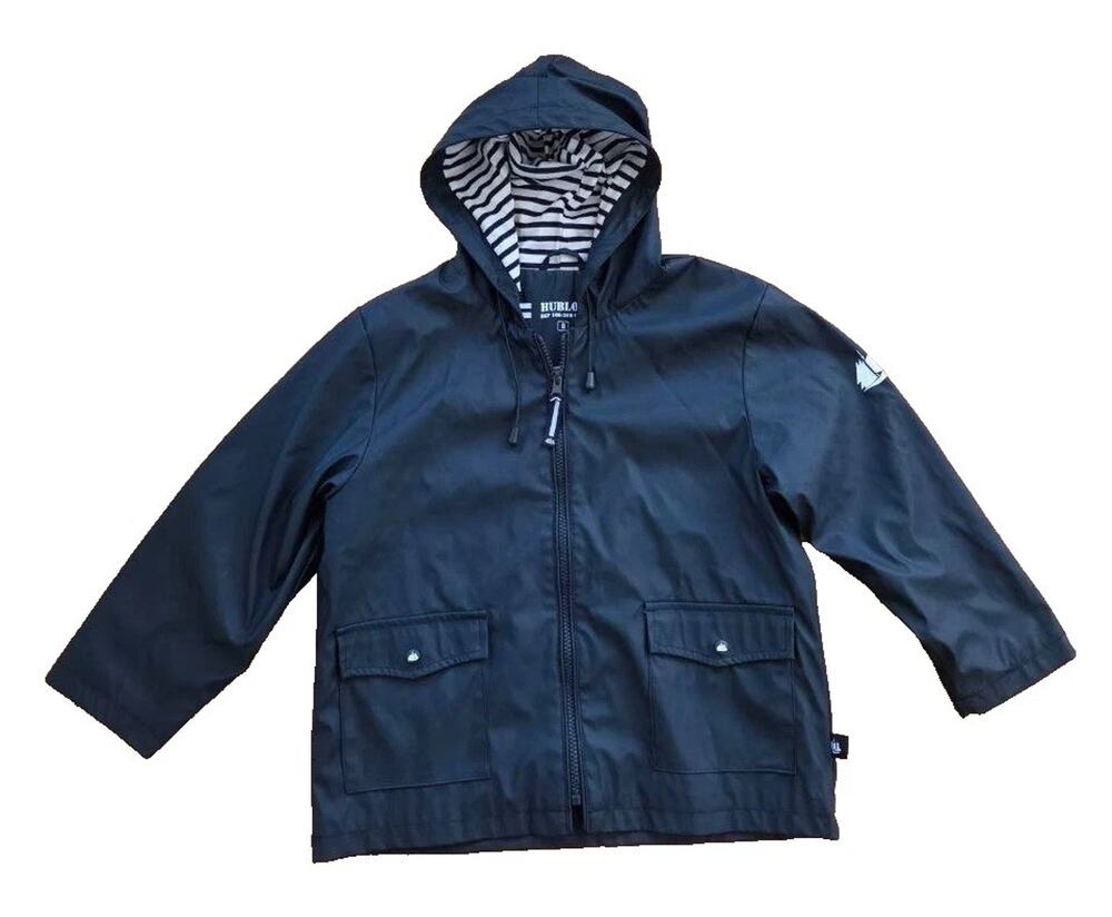 Hublot Raincoat ships nautical Kids Size 8 Navy A001938